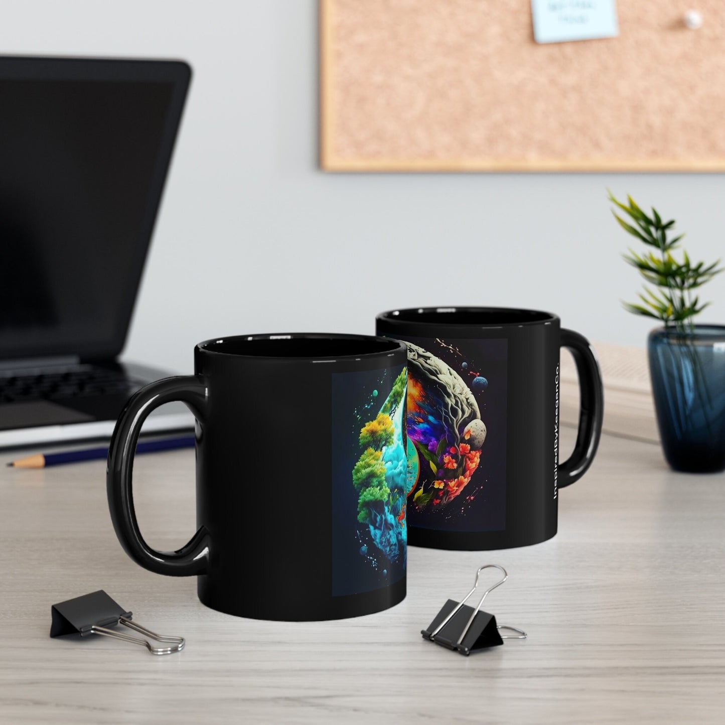 11oz Black Mug